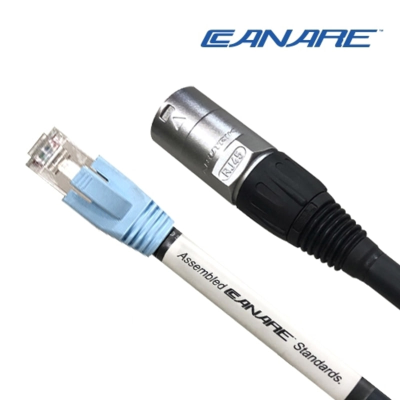 카나레 CAT6 SFTP 오디오 랜케이블, 길이선택, RJC6A-4P-SFM, CL6A-SFC