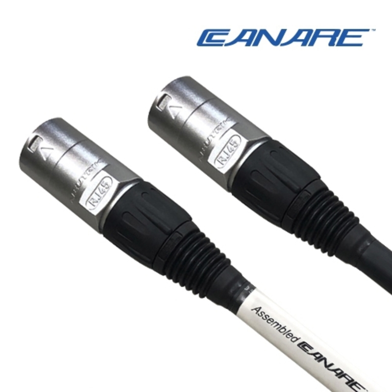 카나레 CAT6 SFTP 오디오 랜케이블, 길이선택, RJC6A-4P-SFM, CL6A-SFB